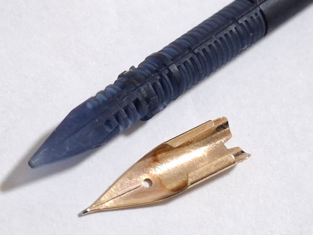 希少　未使用　renoma PARIS レノマ　万年筆　ロジウム　14K　細字