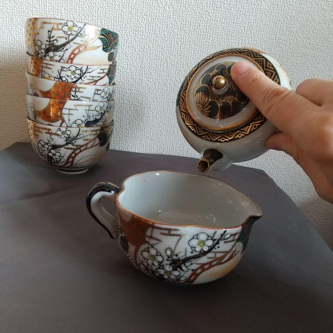 《期間限定出品》古物✴️煎茶道具✴️九谷焼器揃✴️6点セット