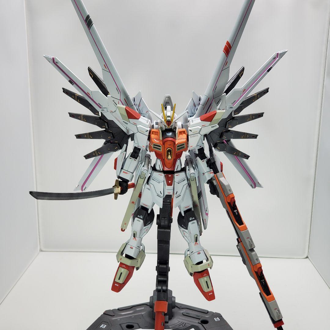 HG マイティーストライクフリーダムガンダム 塗装 完成品 ガンプラ