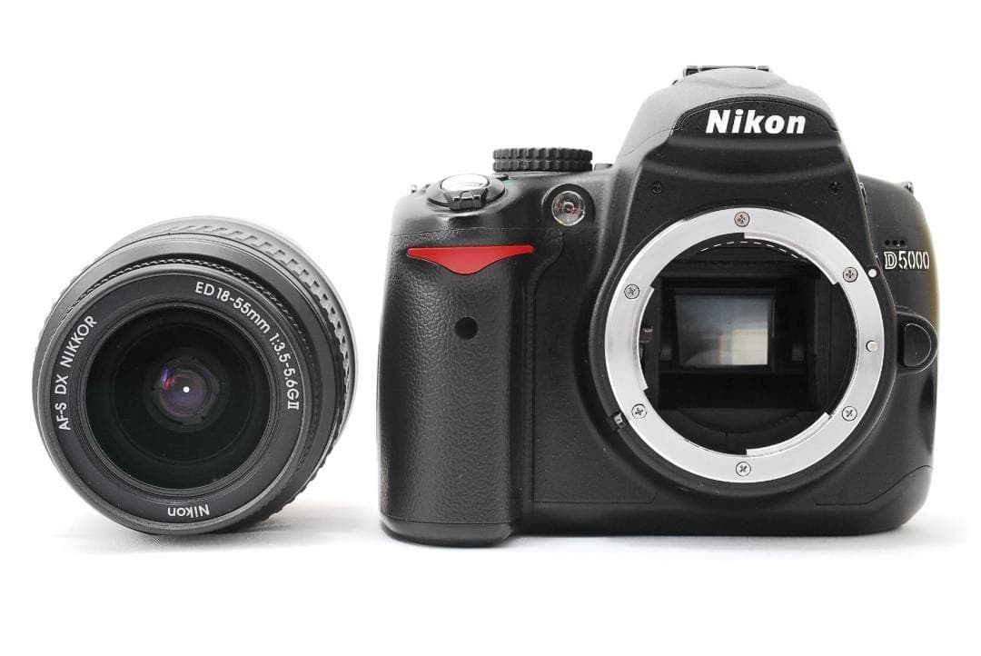 Nikon D5000 レンズセット　初心者おすすめ　スマホ転送★一眼レフ