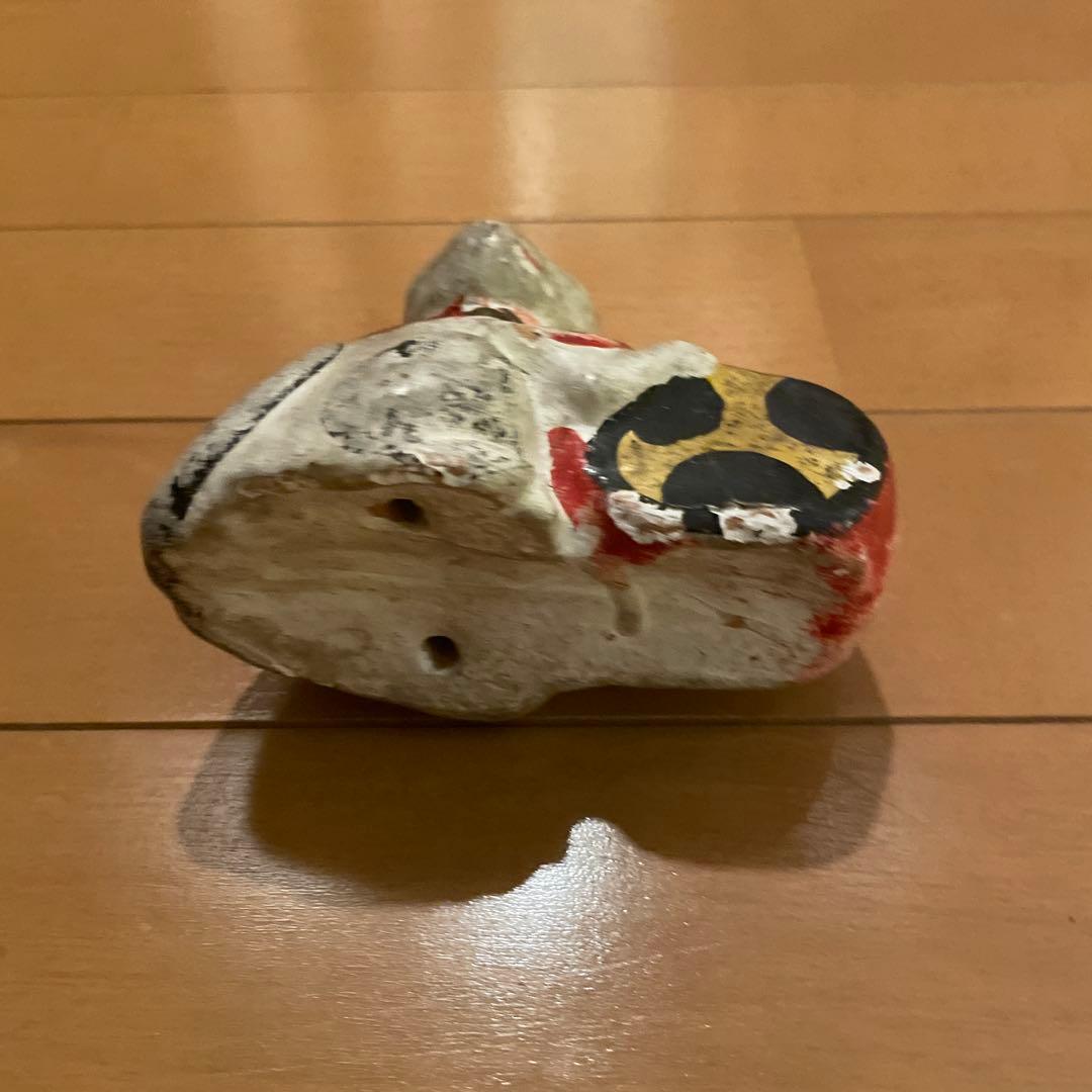 陶器製 猫の郷土玩具　招き猫　三条人形