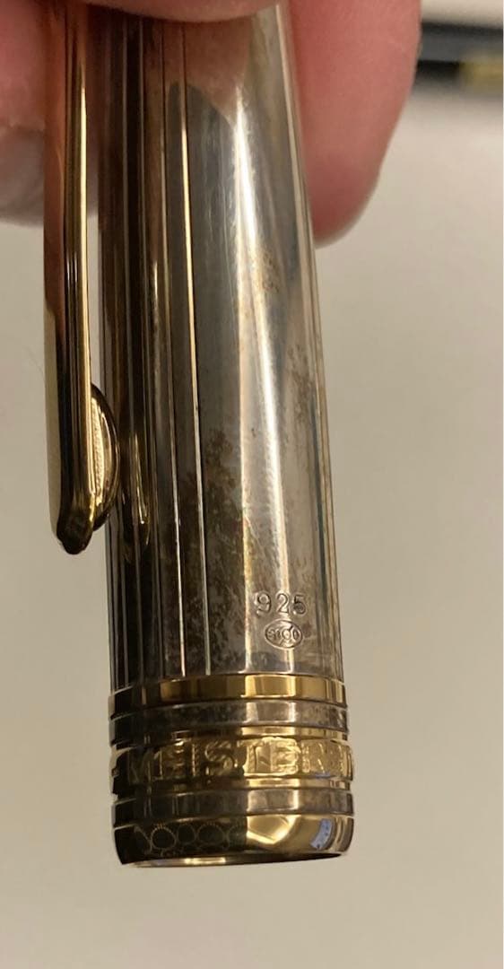 【MONTBLANC 】144純銀ソリテールスターリングシルバー925