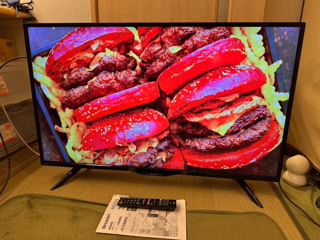 SHARP シャープ　40型　4K　テレビ 4T-C40AH2 19年製綺麗！