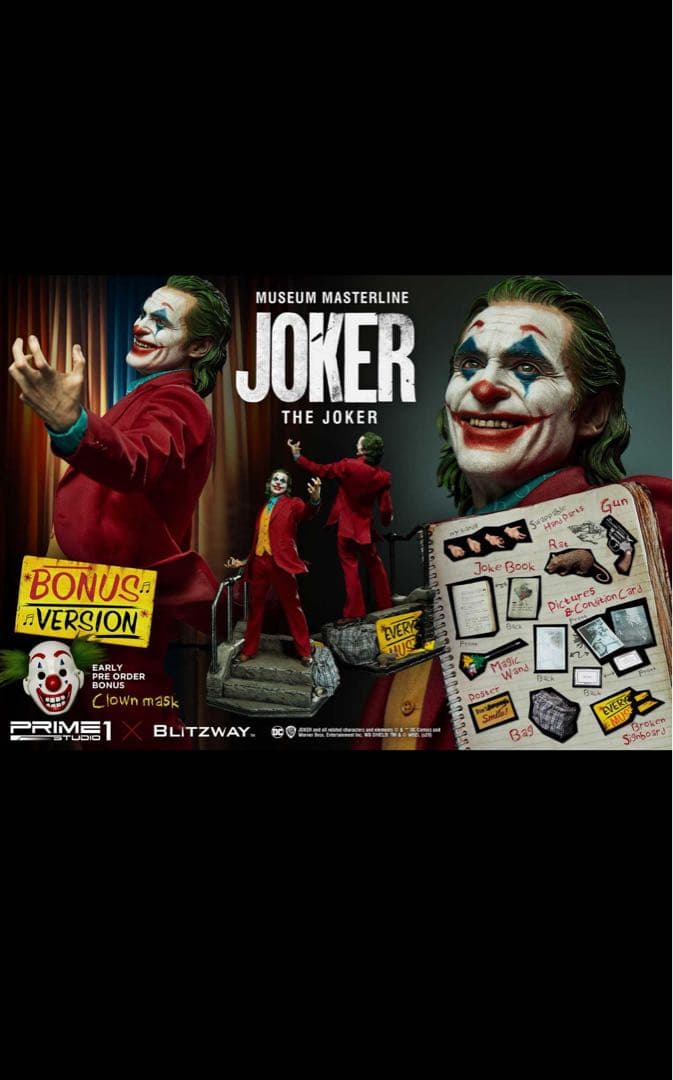 prime1 プライム1スタジオ　ジョーカー　スタチュー　フィギュア　ボーナス版