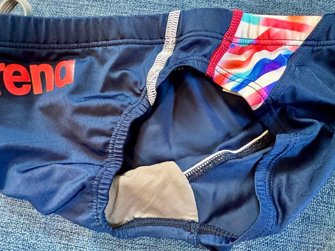 ジ*1様 arena メンズ 競パン Mサイズ　【ネイビー】 X-PYTHON2