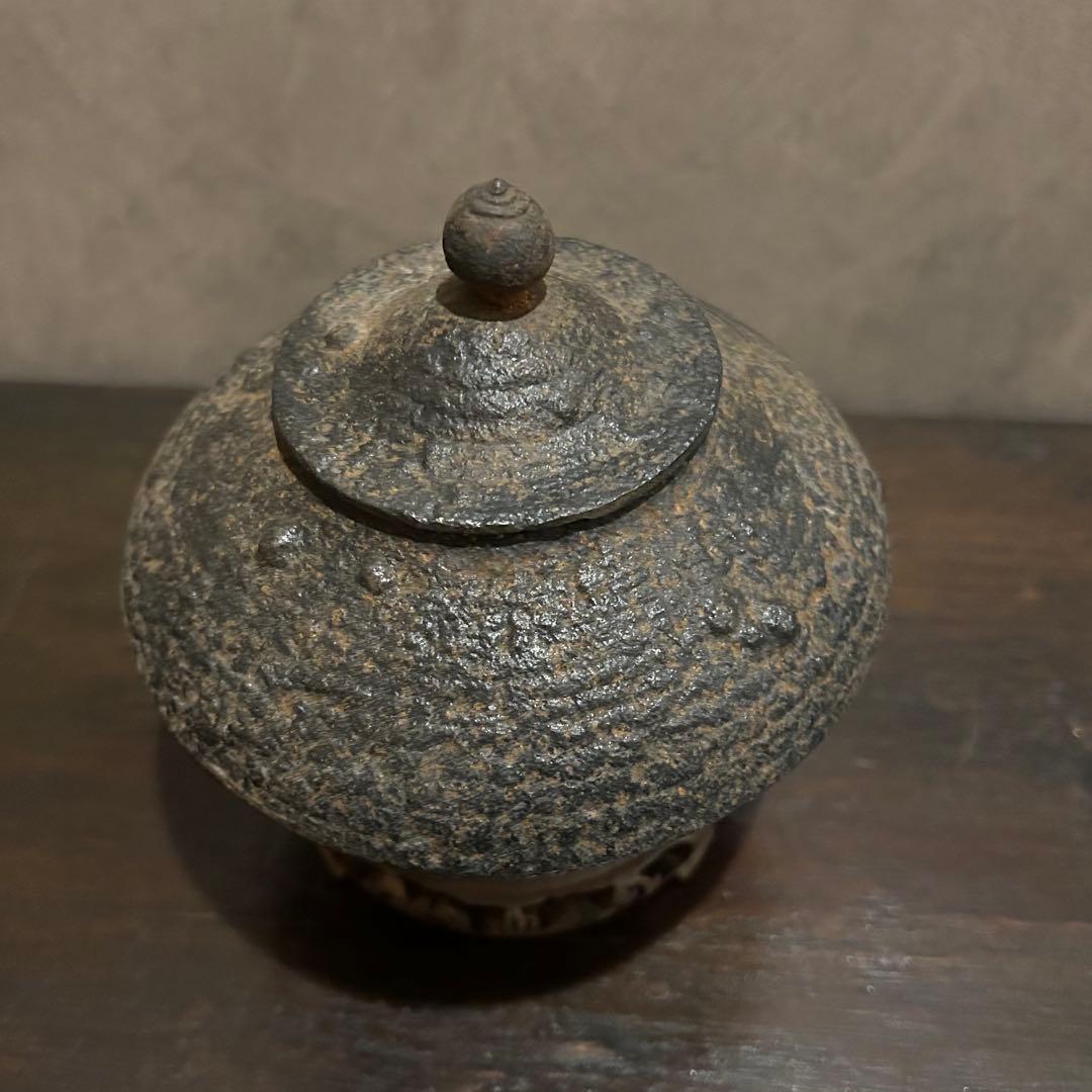 小さな茶釜　南部鉄器　宝生堂
