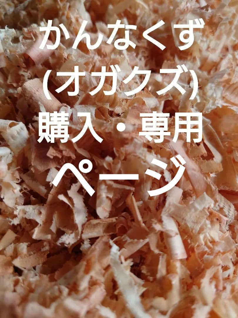 ひのき、すぎ、かんなくず (オガクズ) (購入、専用)