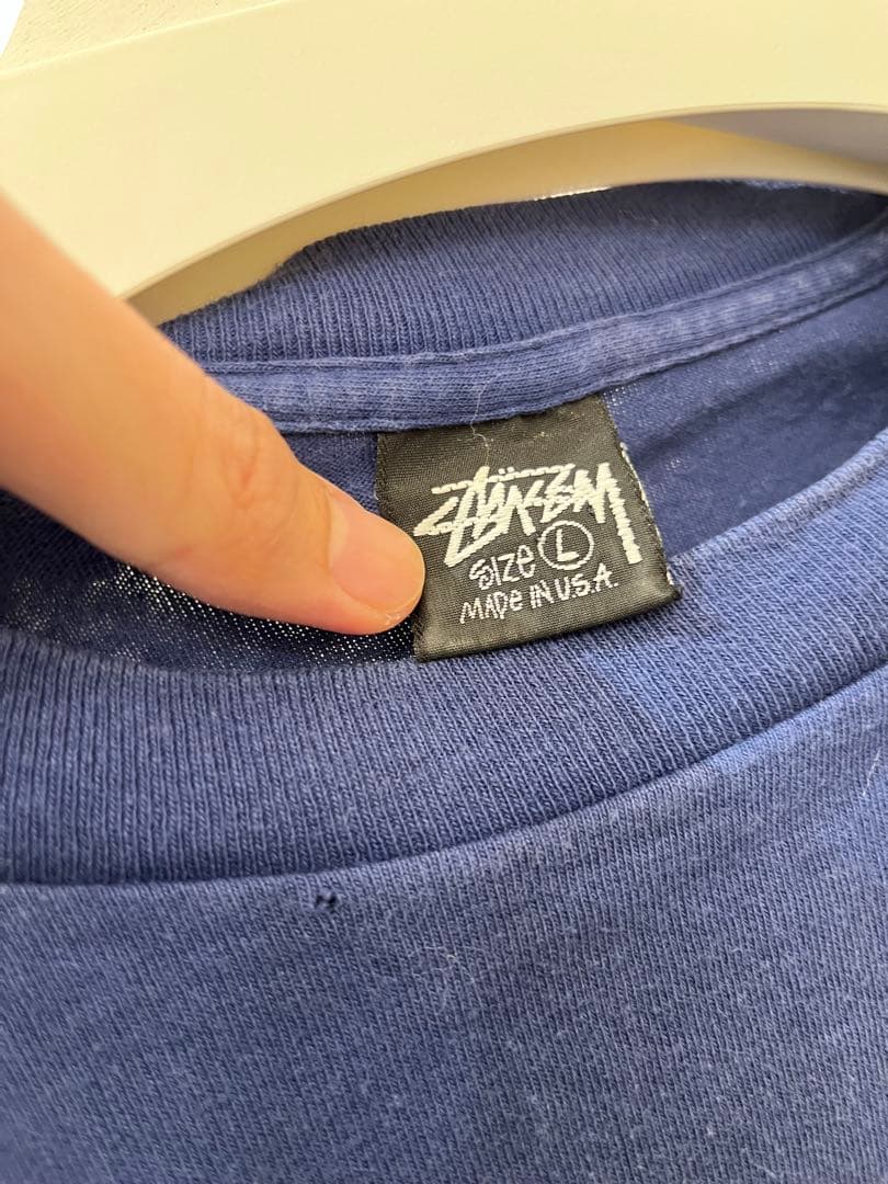 M*r様 STUSSY 80s ネイビー s crown Tシャツ Lサイズ黒タ