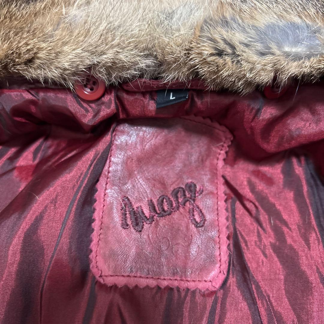 本日限定値下げ！US製 本革 リアルファー レザージャケット ギャル男 お兄系