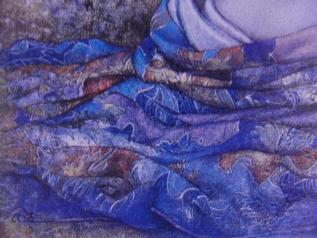 高田明義　「風のそよぎ」、希少画集より、状態良好、新品高級額装付