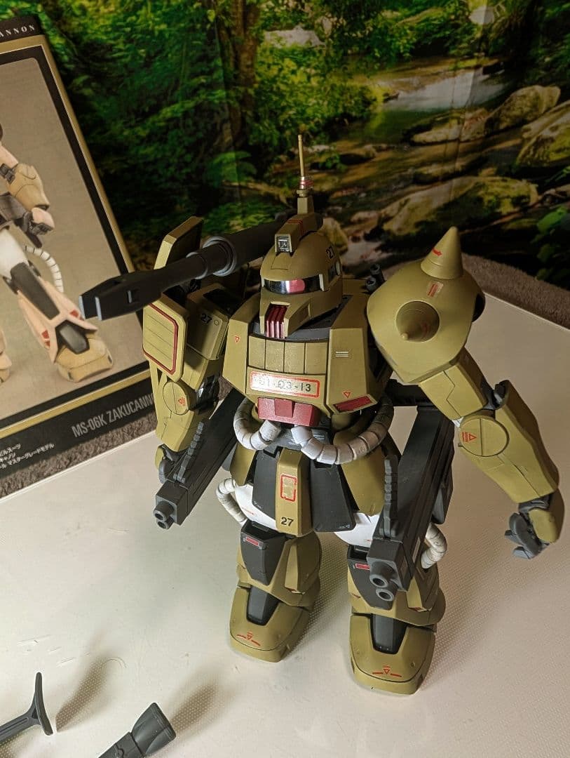 MS-06K　ZAKUCANNON 塗装済み完成品　マスターグレード