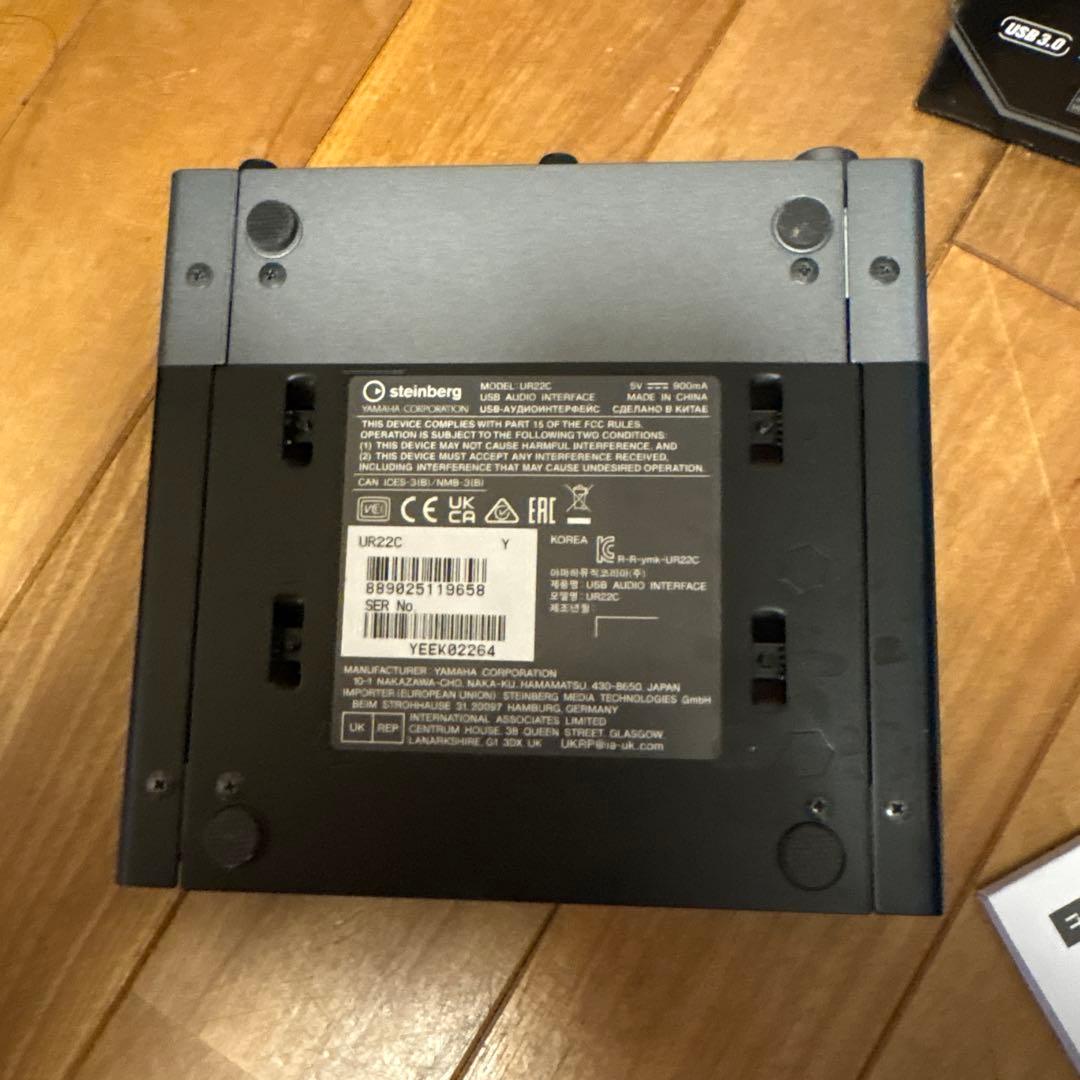Steinberg UR22C オーディオインターフェース