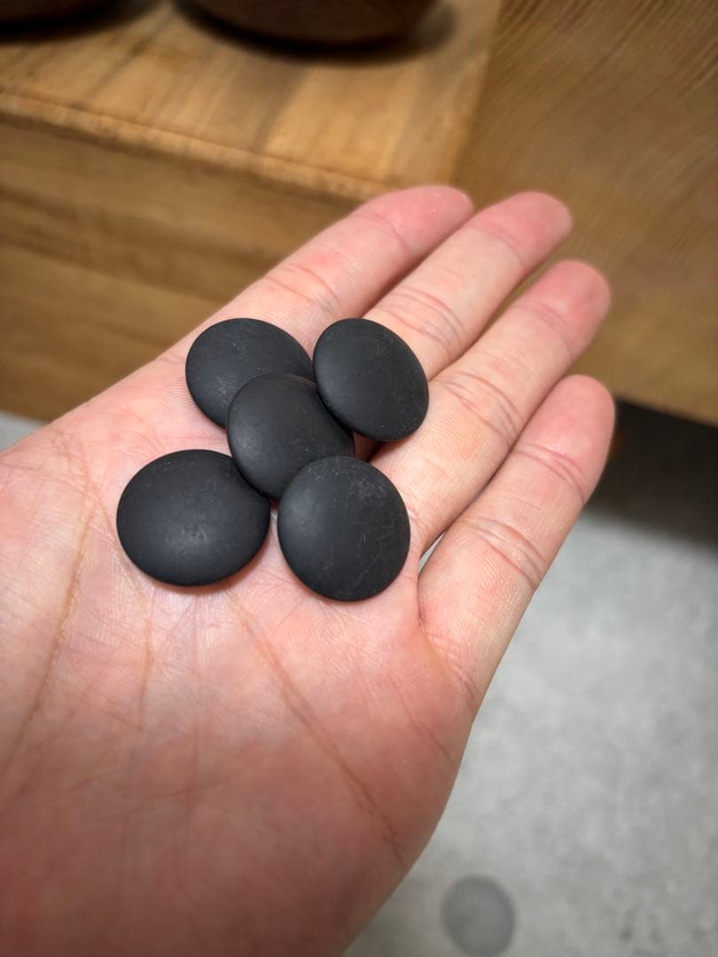 榧　柾目　厚み17.5センチ　碁盤　碁石セット