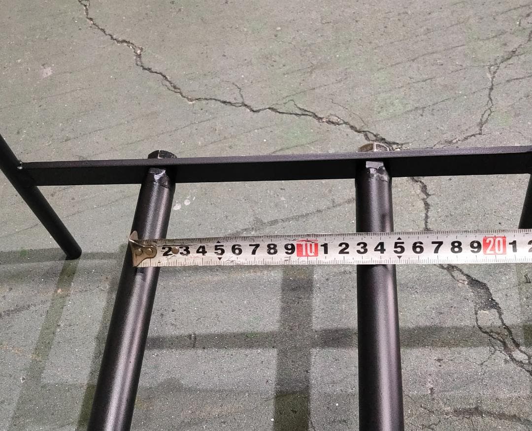 MOON　アイアン ハンガーラック 下段２本 店舗什器 スチール 展示