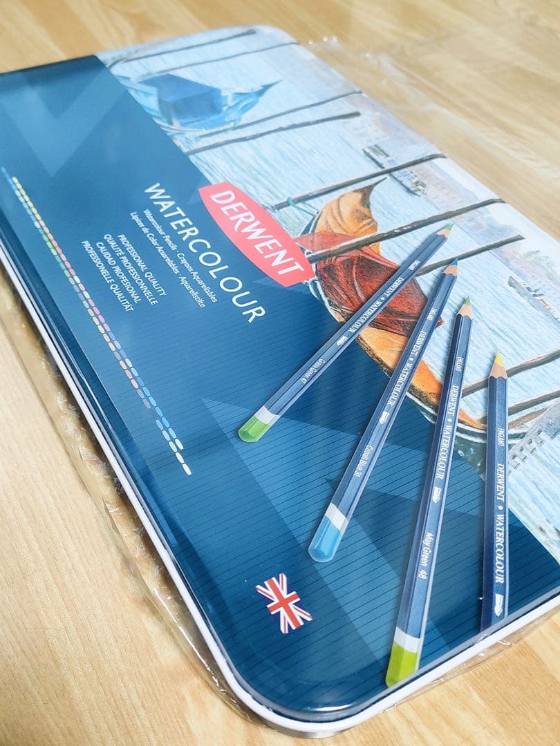 ダーウェント ウォーターカラーペンシル 72色セット 水彩色鉛筆