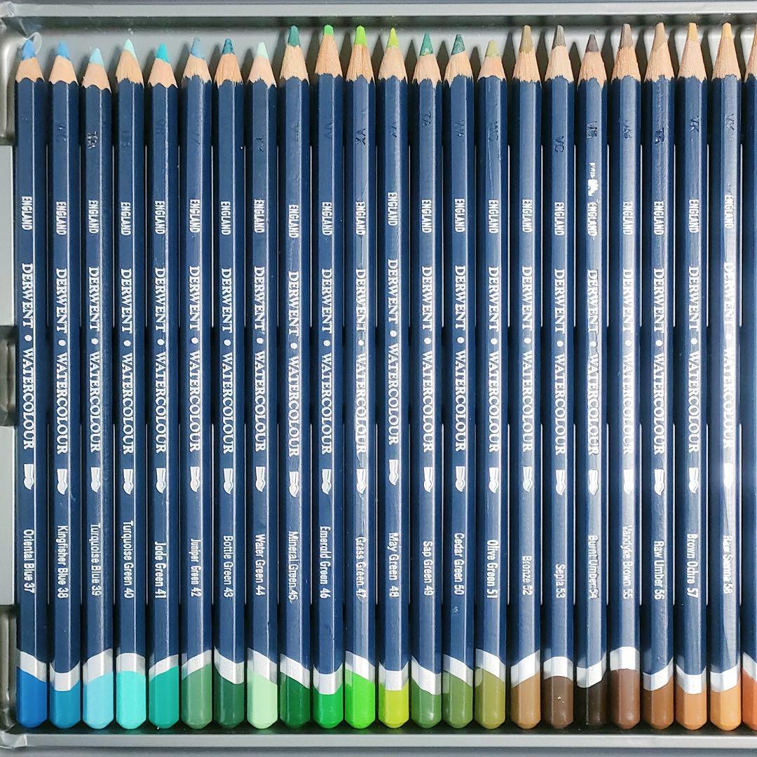 ダーウェント ウォーターカラーペンシル 72色セット 水彩色鉛筆