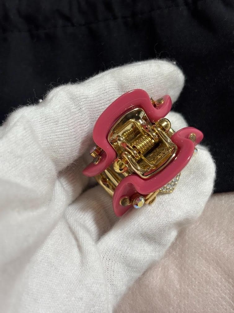 【レア/極美品】アッカ acca クリップ　ヘアクリップ　ハート　ピンク