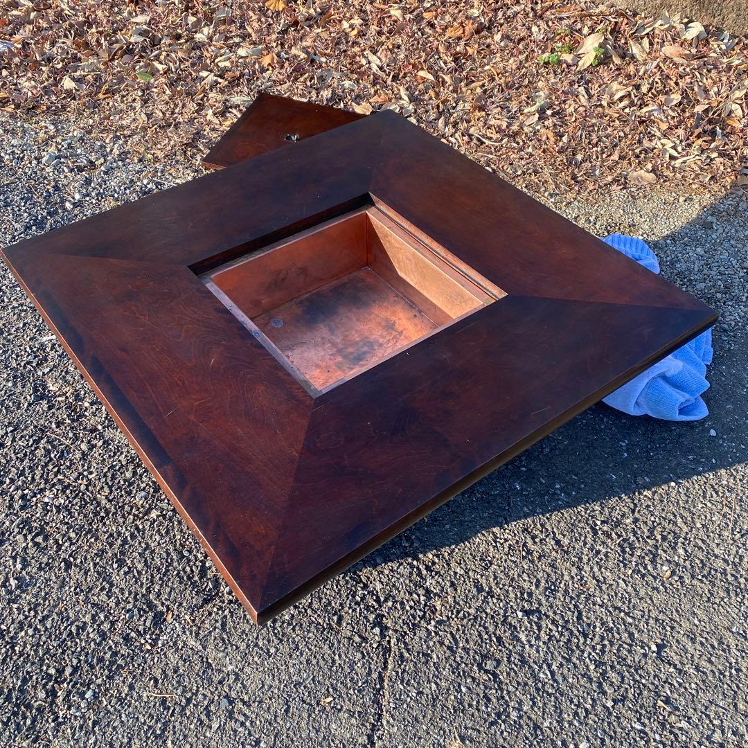 【YO51224】北海道民芸　囲炉裏テーブル　ローテーブル　古民家　（送料込）