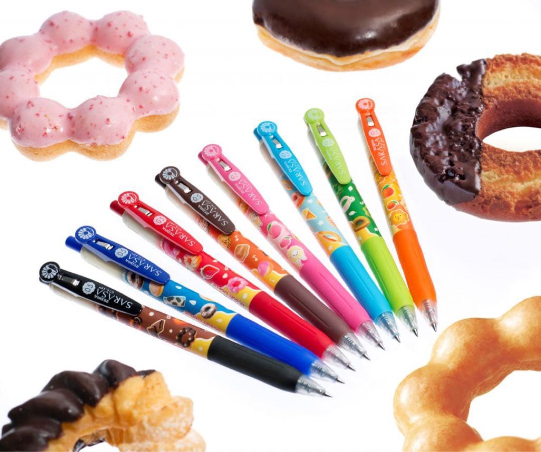 サラサクリップ ミスドコラボ ジェットストリーム フリクション ユニボールワン