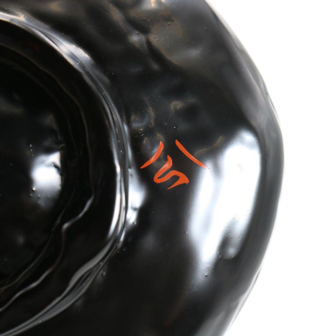 小坂公一作 乾漆茶碗 共箱 茶道具　OQ140　1F20