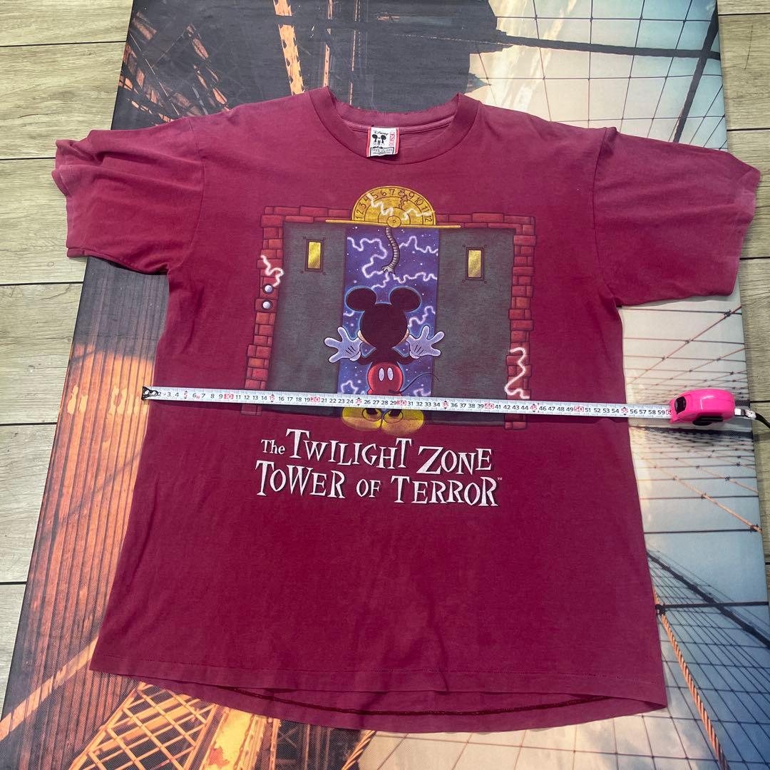 90s USA製Disney ディズニー タワー・オブ・テラー Lサイズ