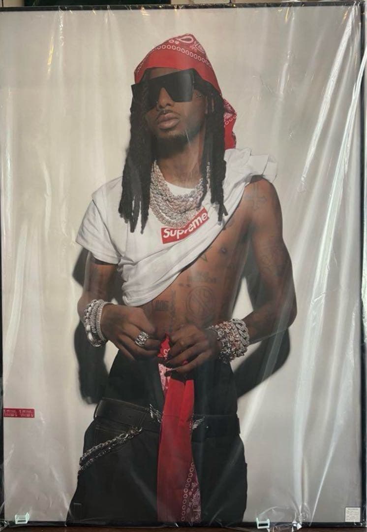 supreme×playboi carti ポスター