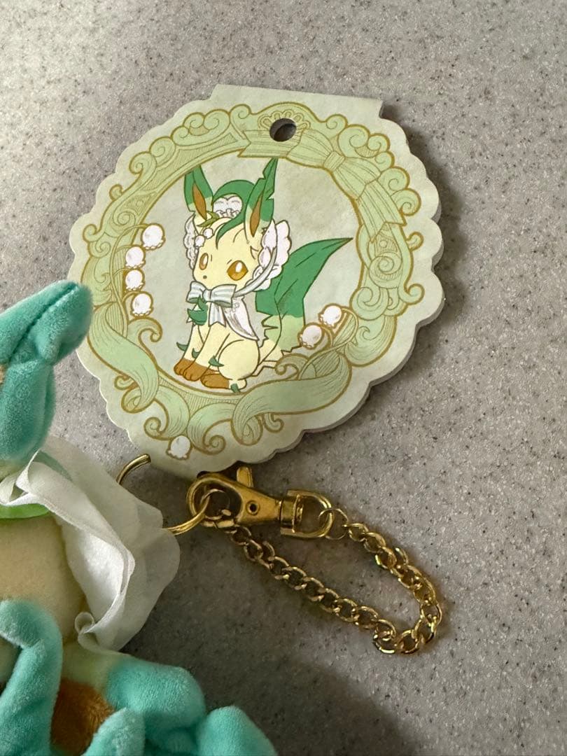 ポケモン　ぬいぐるみマスコット　リーフィア　イースター2022