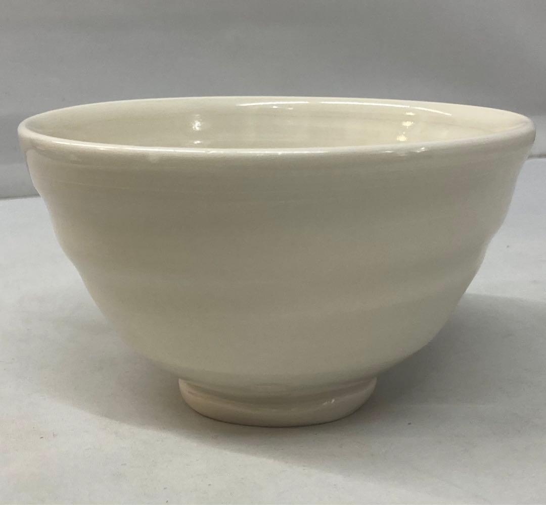 B143  備前花入・砥部白水茶碗・織部蓋置　茶道具3点セット　各共箱