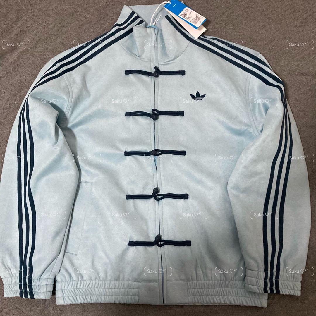 Queen樣専用アディダス 蛇年トラックジャケットライトブルー XLサイズ