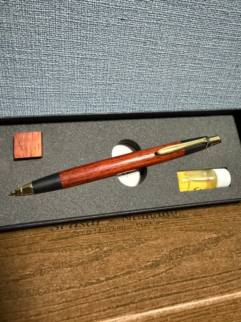 野原工芸 紅紫檀 シャープペン 旧型 人気