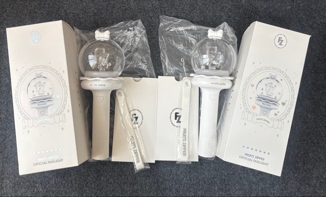 FRUITS ZIPPER OFFICIAL FAN LIGHT 2本セット