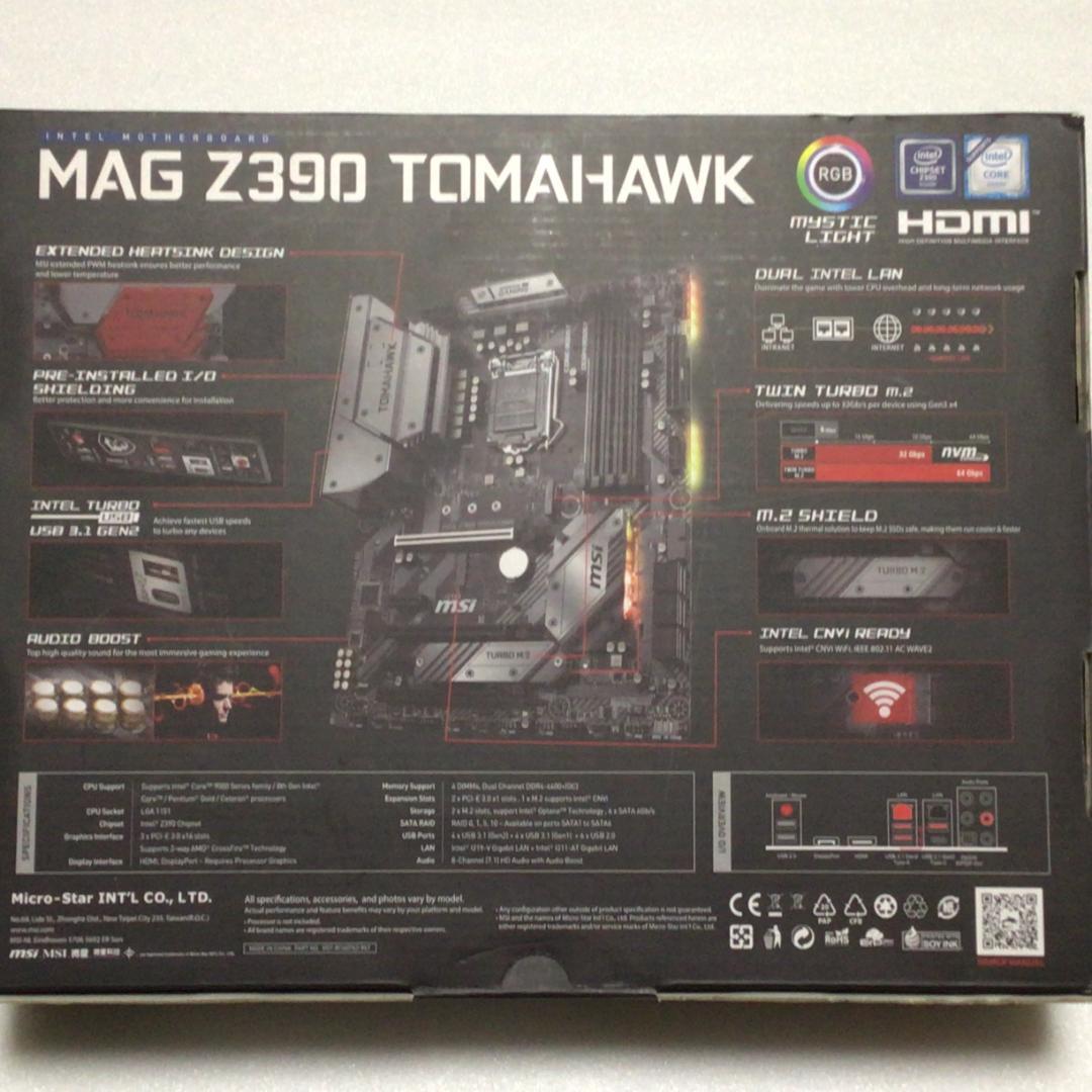 MSI MAG Z390 TOMAHAWK マザーボード