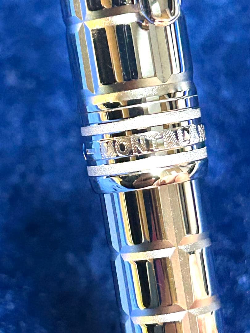 モンブラン ボールペン 164 ソリテール プラチナプレート ファセット