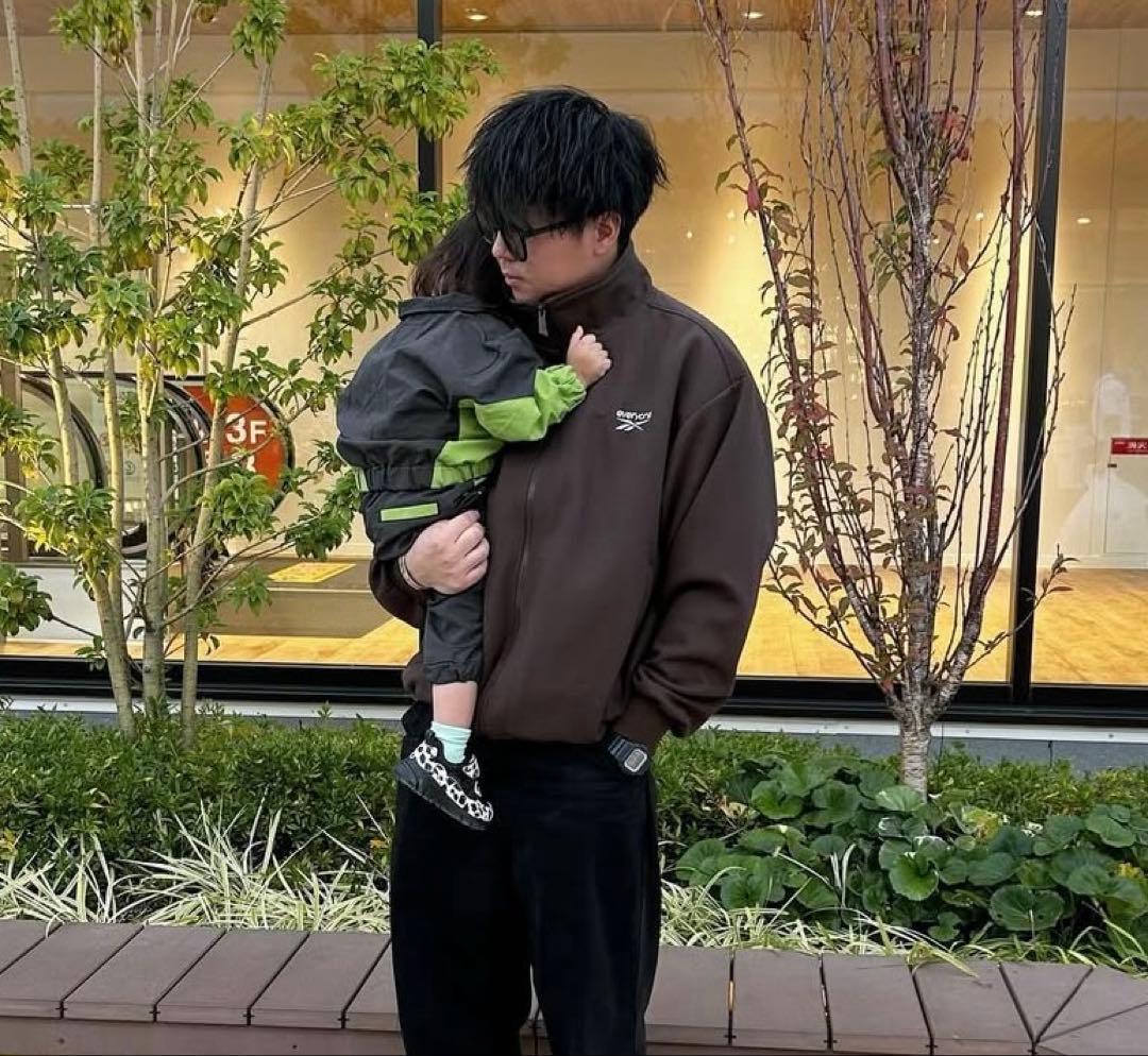 everyone REEBOK CLASSIC TRACK JACKET 茶 L