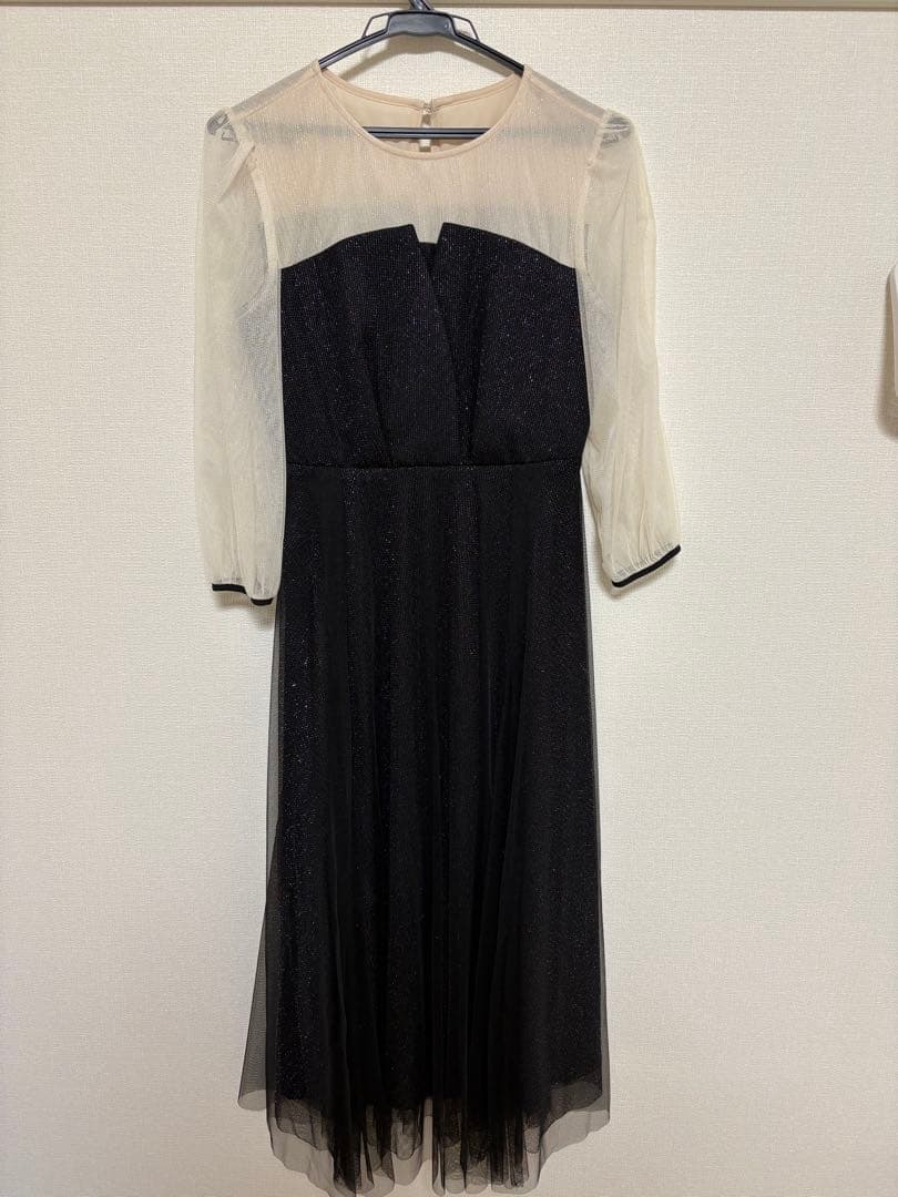 Dorry Doll ラメチュールワンピース M ブラック