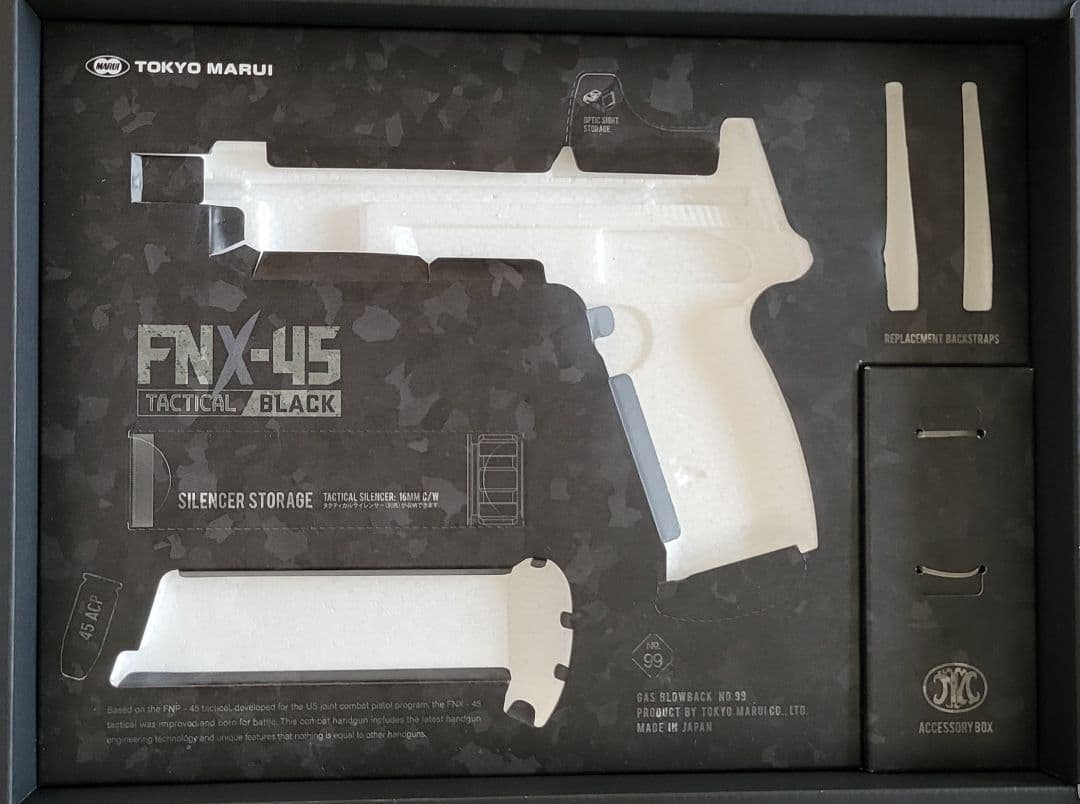 FNX-45 Tactical Black ガスブローバック