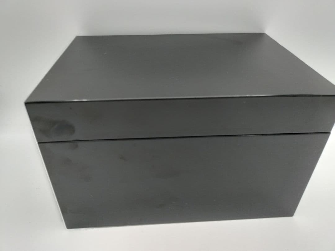 b732 茶箱 青蝋色 木箱 茶道具 古物