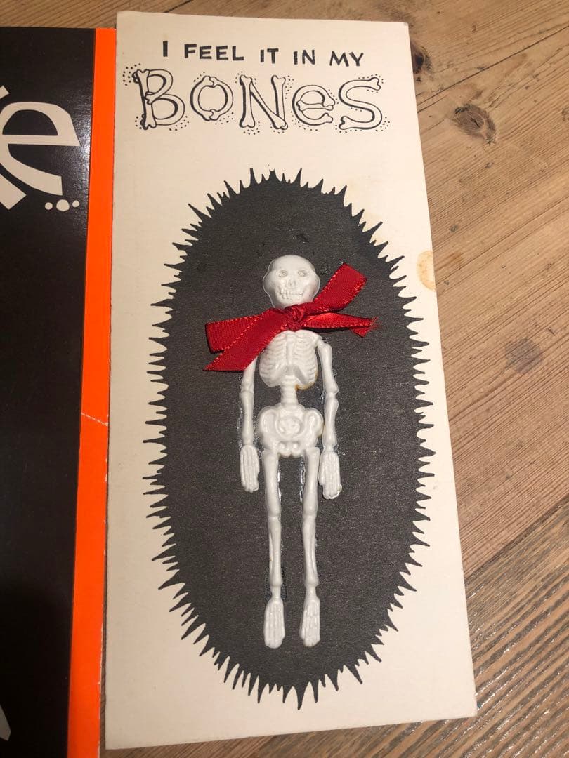 ビンテージ　スカル　髑髏　骸骨　モンスター　ハロウィン　ミッドセンチュリー