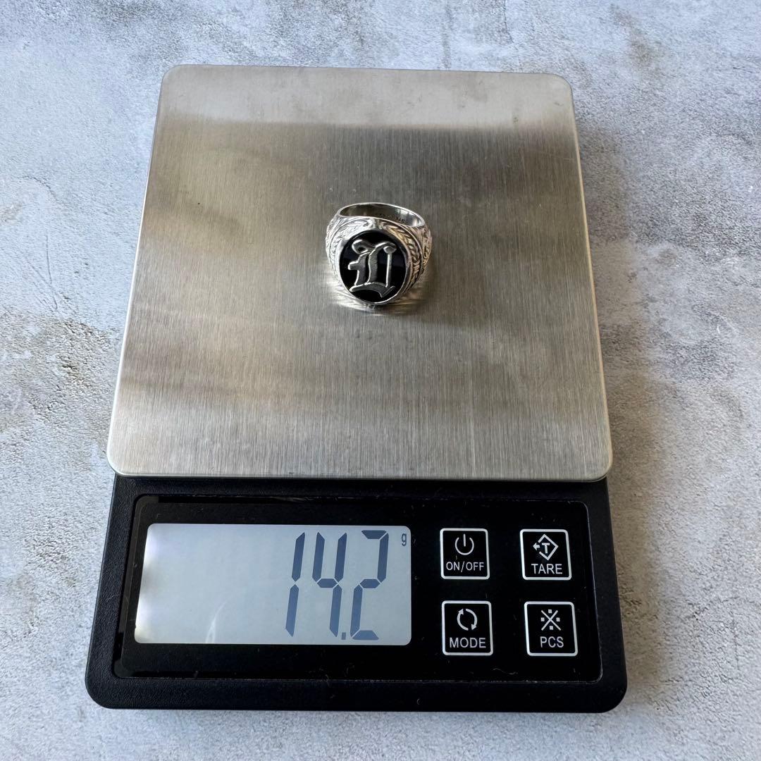 ヴィンテージ オールドイングリッシュリング シルバー925 11号 USA製