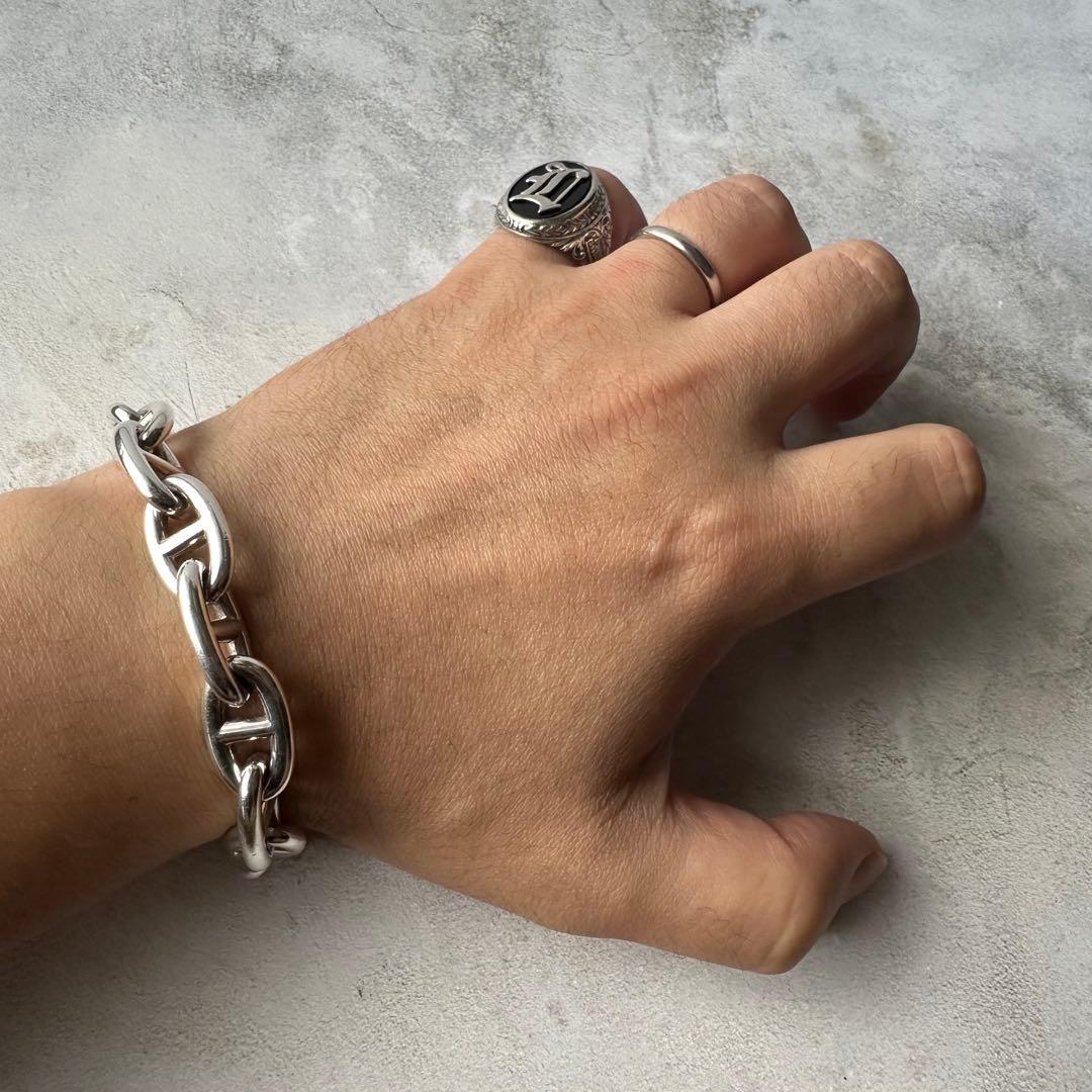 ヴィンテージ オールドイングリッシュリング シルバー925 11号 USA製