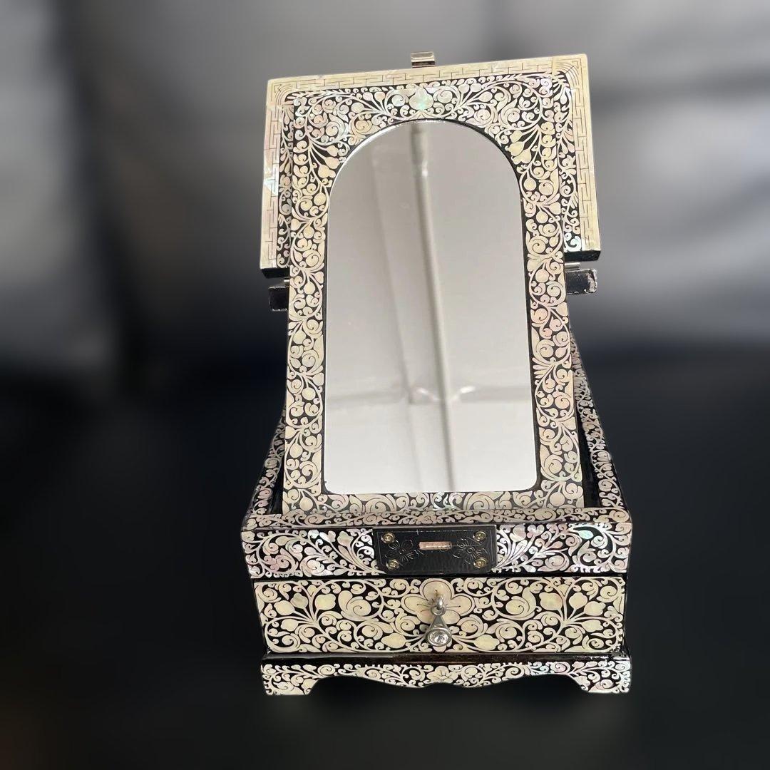 美品未使用近い　螺鈿細工　　ジュエリーボックス 宝石箱　アクセサリー箱