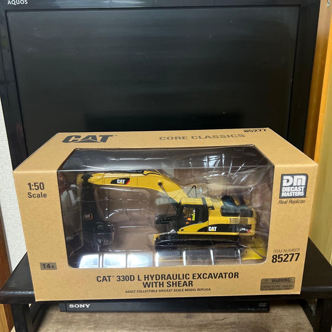 ダイキャストマスターズ 85277 CAT 330D L 油圧ショベル 1/50
