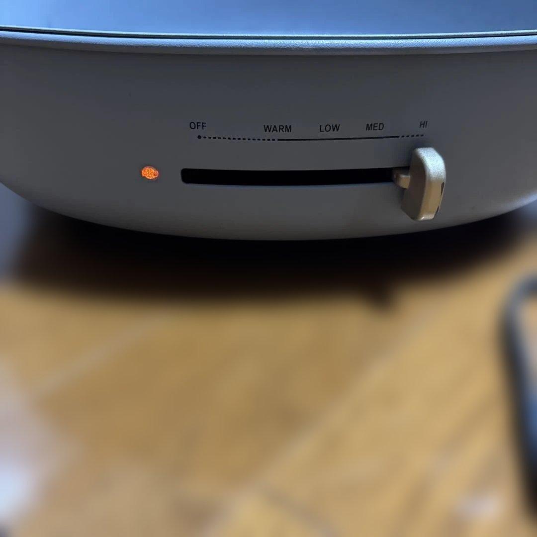 BRUNO オーバルホットプレート（ブルーグレー）