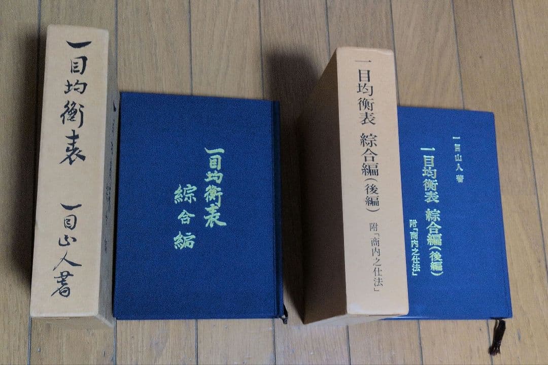 一目均衡表七冊　一目山人著