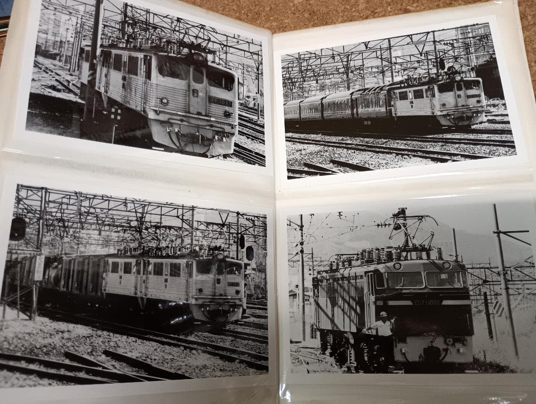 ４００６）鉄道写真　約１００枚　昭和５６年～５７年　電気機関車　特急電車など