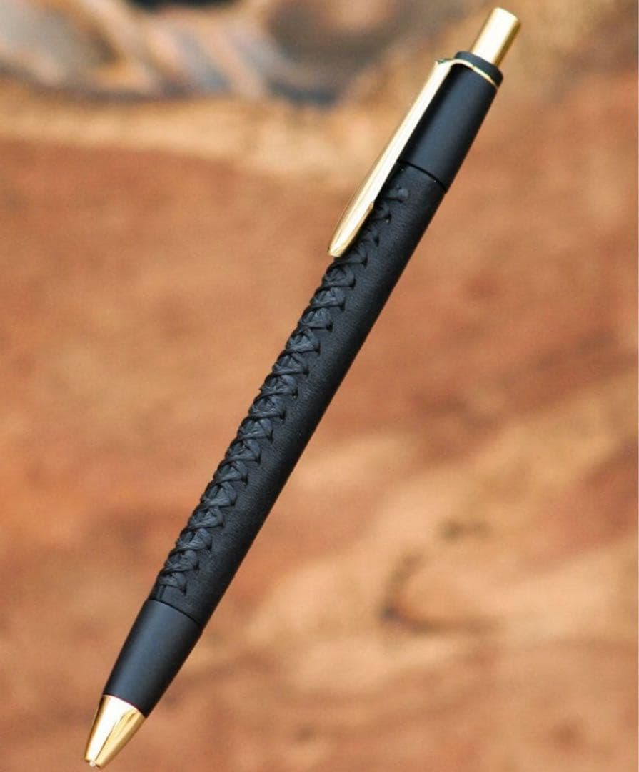 ⭐︎新品未使用　シックザール 革軸ペン プエブロ ブラック　シャーペン 0.5mm