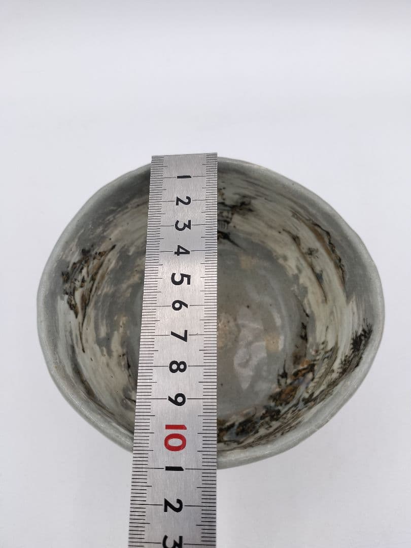 b942【新品・未使用】茶碗 乾山 山水 寺尾陶象 木箱 茶道具