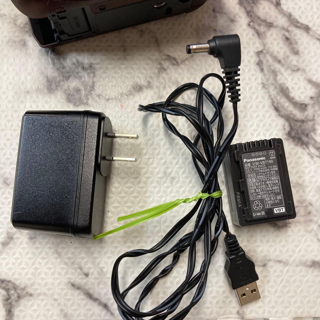 Panasonic HC-V520M ビデオカメラ ケース付【43b99322】