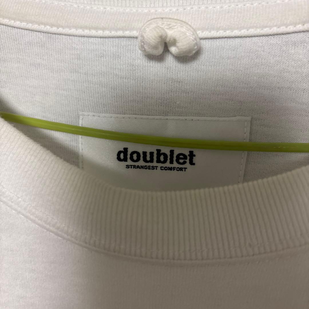 米津玄師着用doublet ロングスリーブTシャツ ホワイト