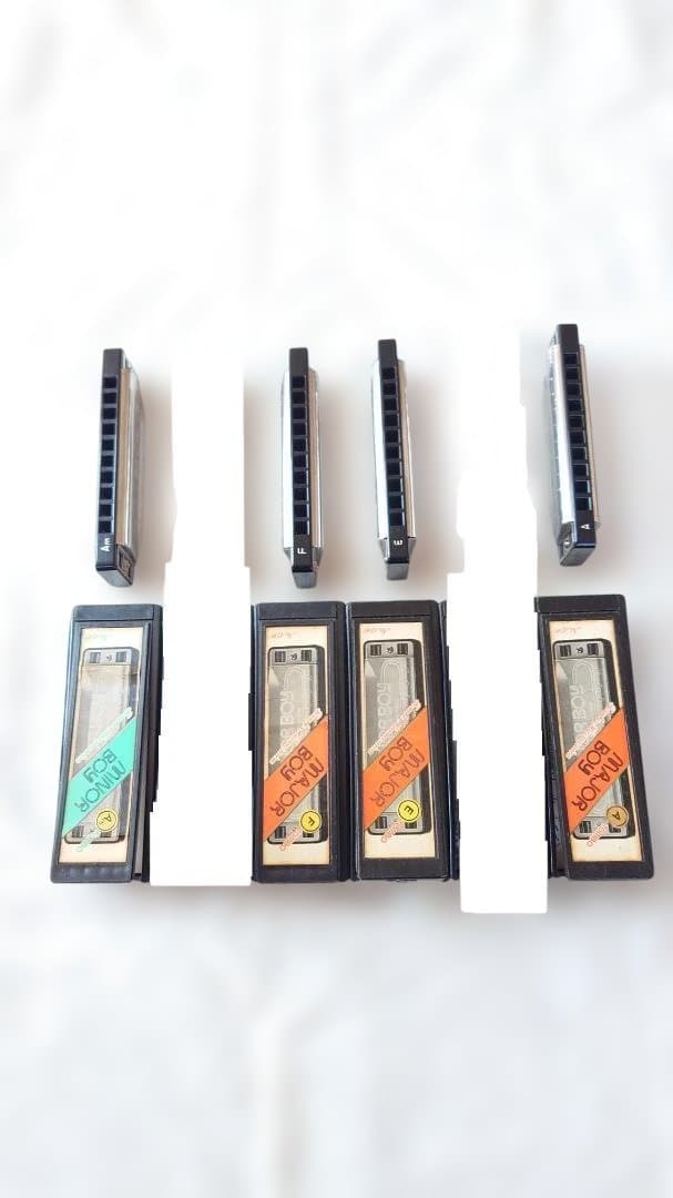 TOMBO　MAJOR BOY 10穴ハーモニカ　6本